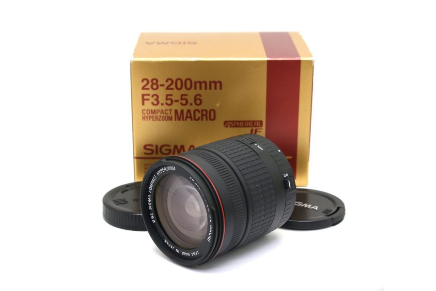 Sigma Zoom 28-200mm f/3.5-5.6 Hyperzoom Macro Aspherical IF в упаковке