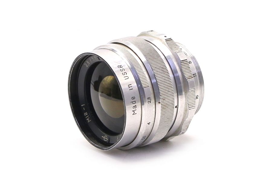 Объектив Мир-1 2.8/37 silver GPB М42 (СССР, 1966)