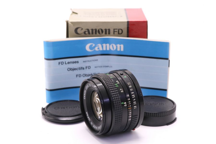 Canon FD 1.8/50mm в упаковке