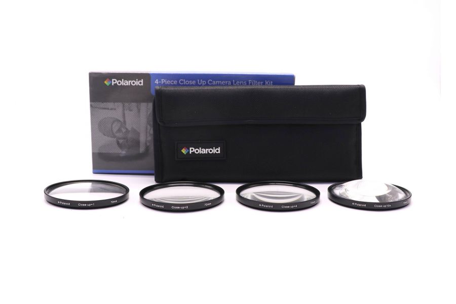 Набор из 4 фильтров Polaroid Close Up 72mm (+1,+2,+4,+10)