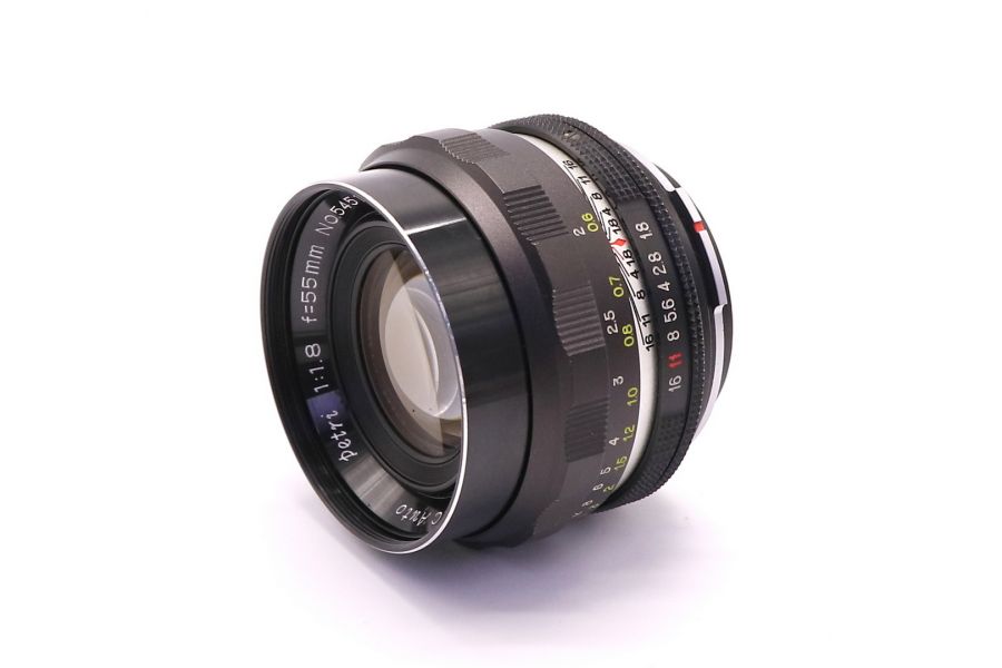 Объектив Petri 55mm f/1.8 C.C Auto (Japan, 1978)