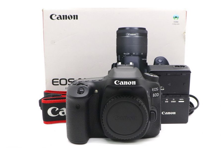 Canon EOS 80D body в упаковке (пробег 2065 кадров)