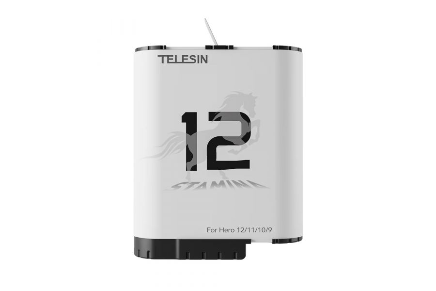 Аккумулятор Telesin для экшен-камер GoPro Hero 9 10 11 12 4,5 В, 1720 мАч