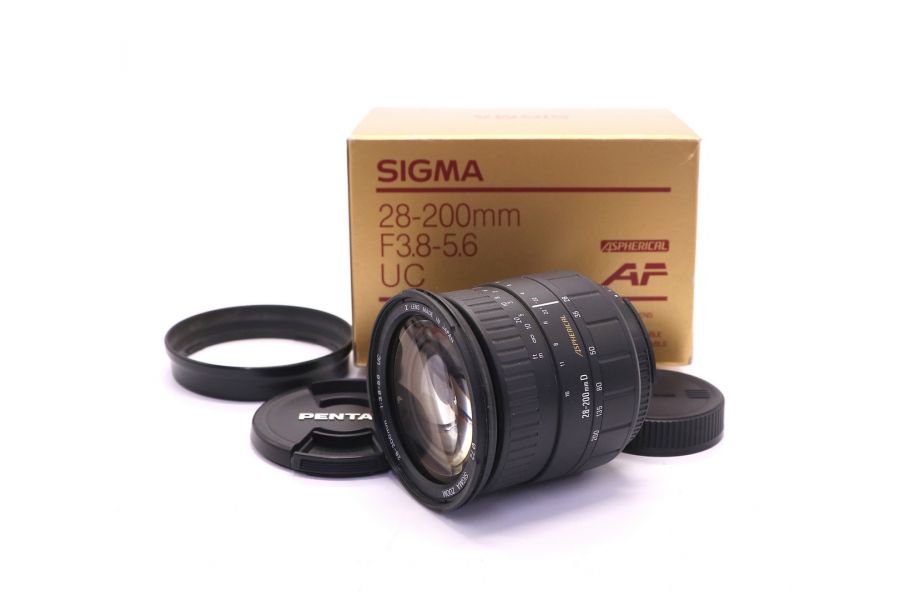 Sigma AF 28-200mm f/3.8-5.6 UC Aspherical в упаковке