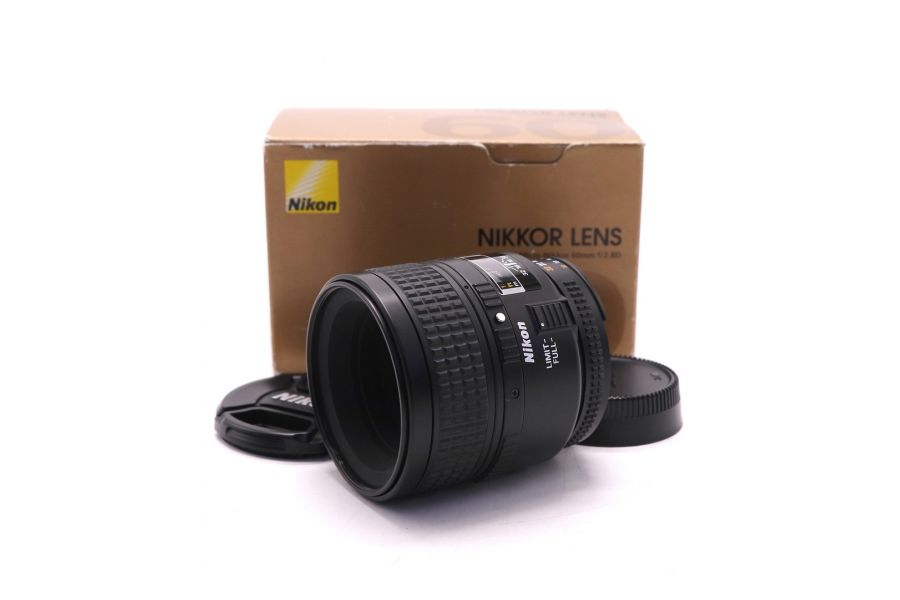 Nikon 60mm f/2.8D AF Micro-Nikkor в упаковке 