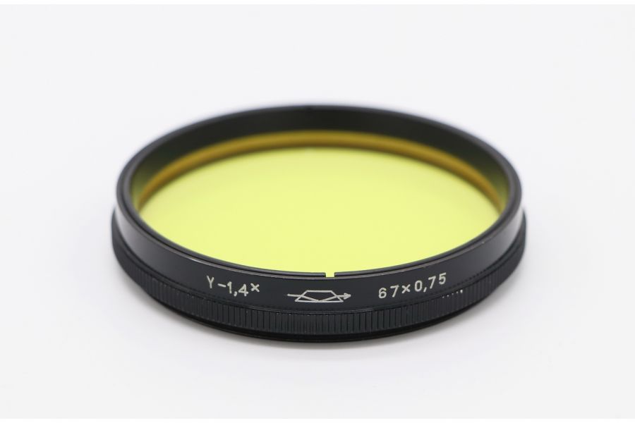 Светофильтр Ж-1,4x 67х0,75 