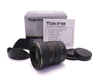 Tokina AT-X 12-28mm f/4 PRO DX Canon EF в упаковке