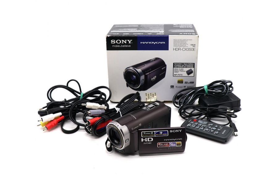 Видеокамера Sony HDR-CX350E в упаковке
