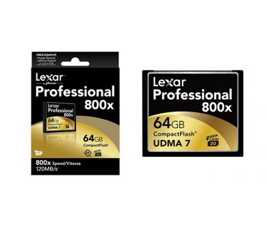 Флеш карта Compact Flash Lexar Professional 800x 64GB 