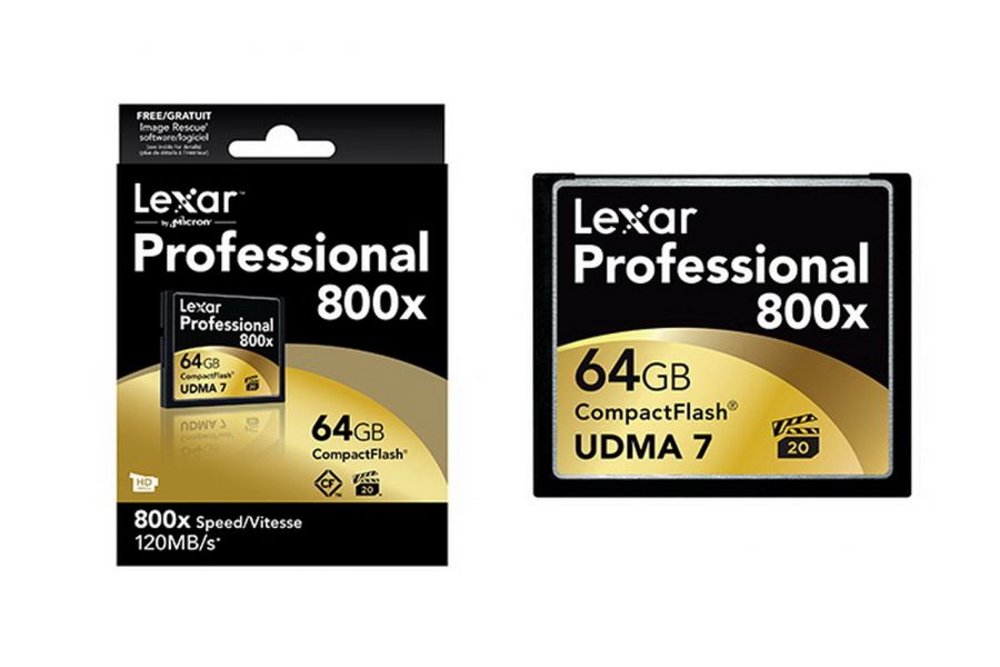 Флеш карта Compact Flash Lexar Professional 800x 64GB 