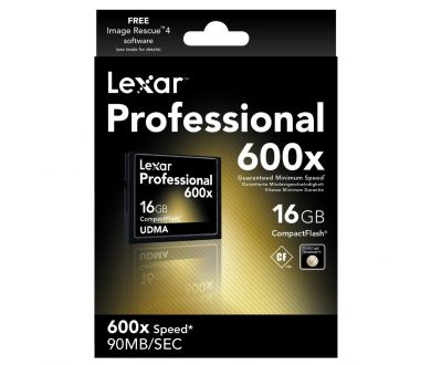 Compact Flash Lexar Professional 600x 16GB