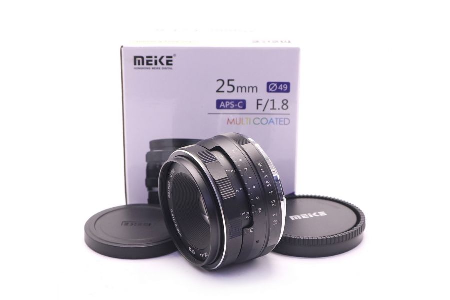 Meike 1.8/25mm Multi Coated для Sony E в упаковке
