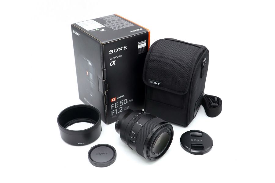 Sony FE 50mm f/1.2 GM в упаковке