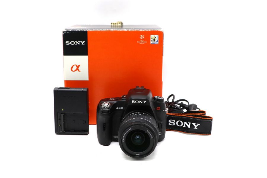 Sony A500 kit в упаковке (пробег 8740 кадров)