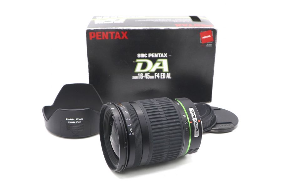 Pentax-DA SMC 16-45mm f/4 ED AL в упаковке