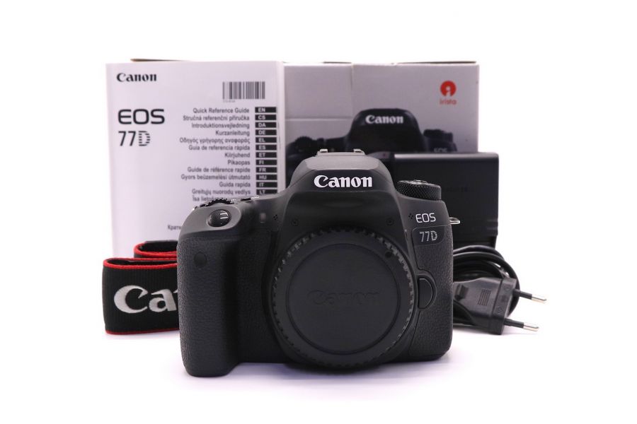 Canon EOS 77D body в упаковке (пробег 3250 кадров)