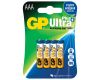 Батарейка GP Ultra Plus LR03 (AAA) BL4