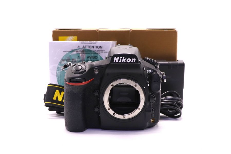 Nikon D810 body в упаковке (пробег 83000 кадров)