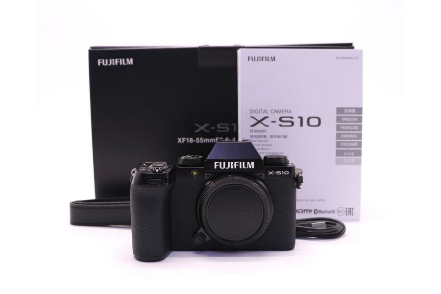 Fujifilm X-S10 body в упаковке (пробег 240 кадров)