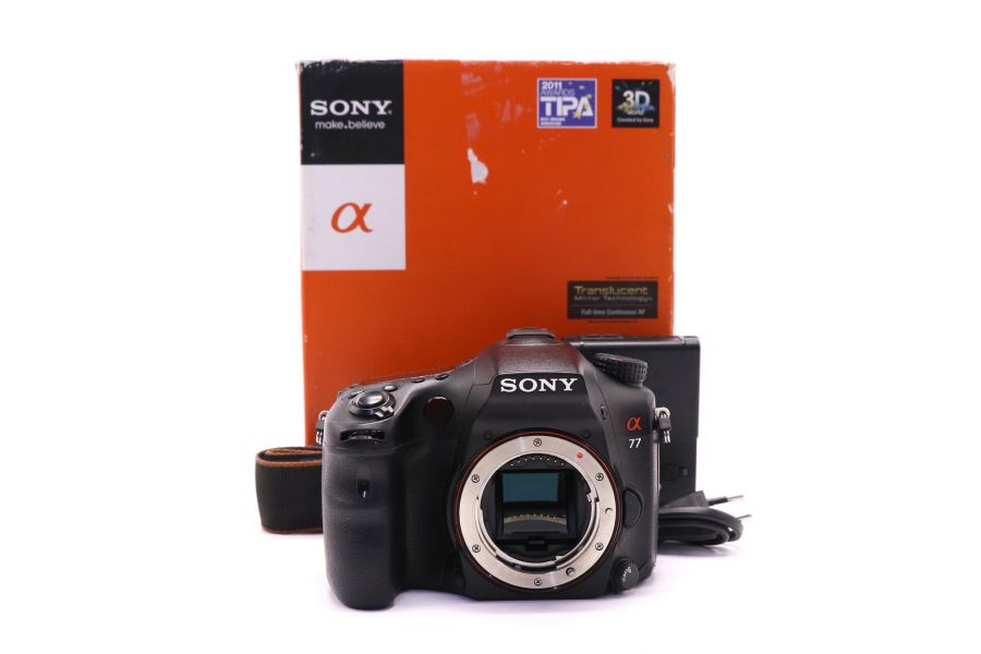 Sony A77 body в упаковке (пробег 81680 кадров)