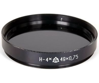 Купить Светофильтр Н-4X 49x0.75 (СССР, 1983 г.) Светофильтр Н-4X 49x0.75 (СССР, 1983 г.)