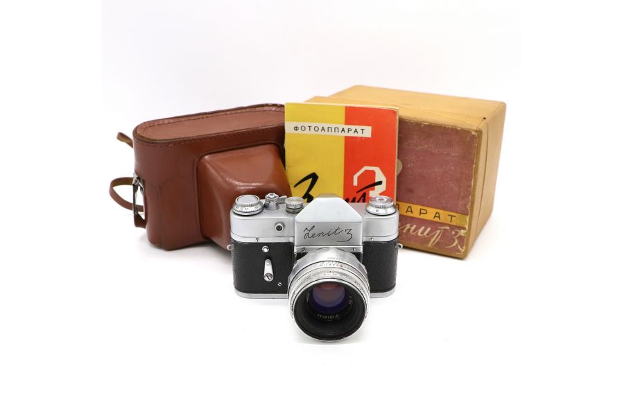 Зенит 3 + Гелиос-44 в упаковке (КМЗ, 1962)