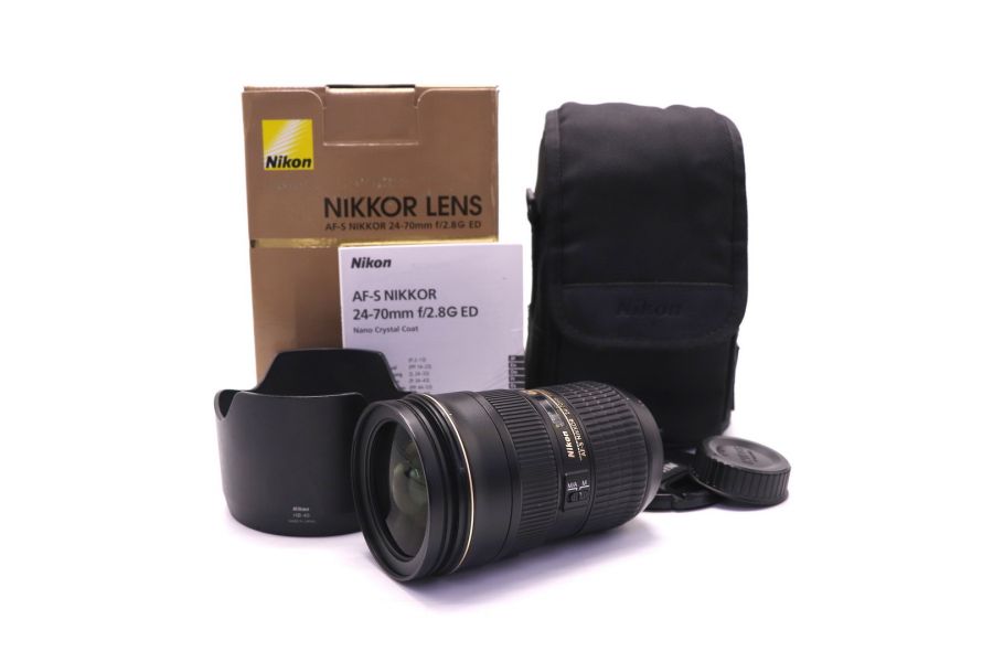 Nikon 24-70mm f/2.8G ED AF-S Nikkor (Japan) в упаковке
