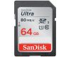 Карта памяти SanDisk Ultra SDXC Class 10 UHS-I 80MB/s 64GB