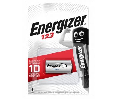 Батарейка литиевая Energizer EL123 (CR123) 1 штука в упаковке 