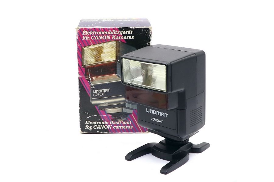 Фотовспышка Unomat C280AF в упаковке