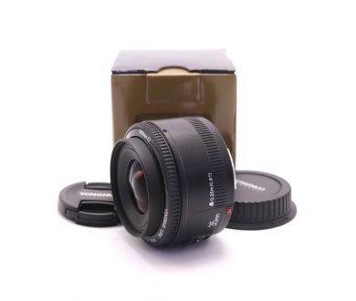 Объектив YongNuo AF 35mm f/2 Canon EF в упаковке