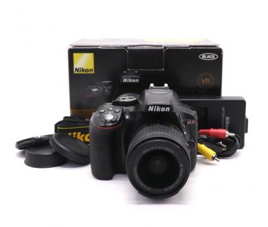 Nikon D5300 kit в упаковке (пробег 34100 кадров)