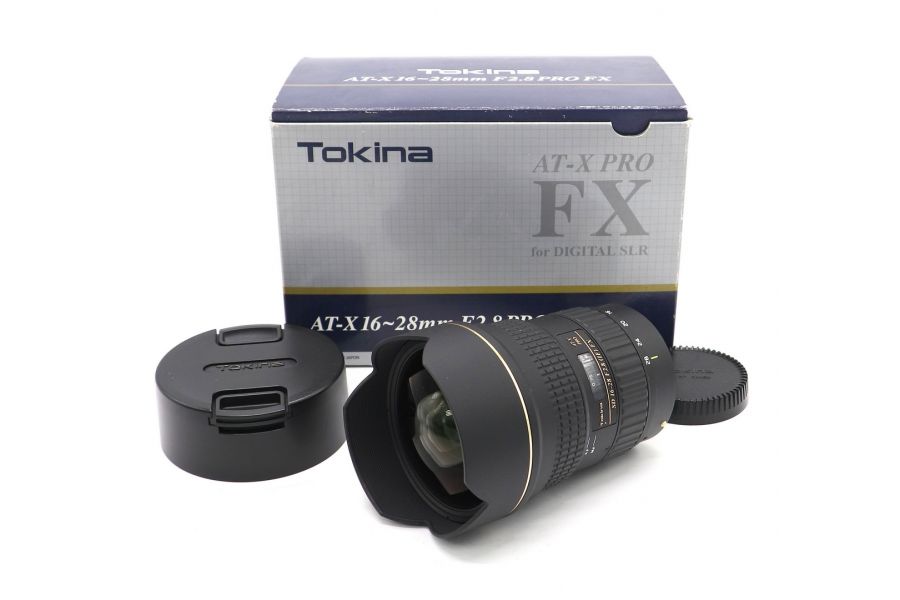 Tokina AT-X 16-28mm f/2.8 PRO FX в упаковке