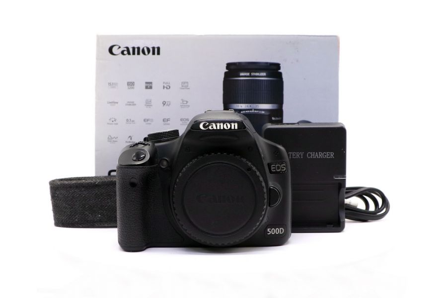 Canon EOS 500D body в упаковке (пробег 97290 кадров)