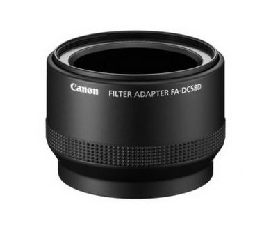Canon FA-DC58D адаптер для светофильтров на Canon PowerShot G15