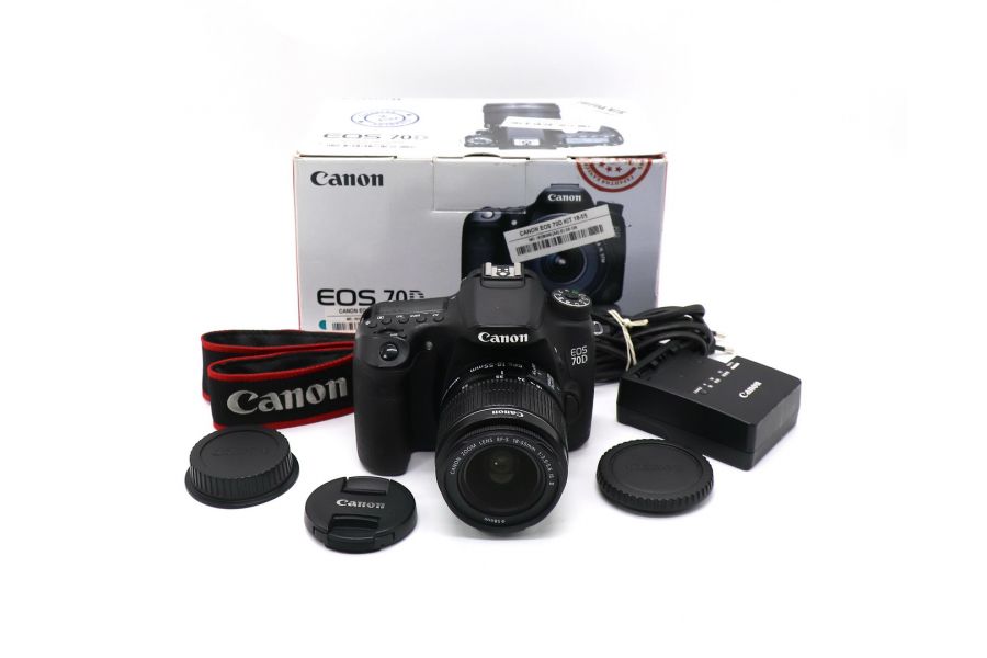 Canon EOS 70D kit в упаковке