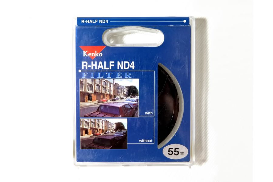 Светофильтр Kenko Filter R-Half ND4 55mm Japan