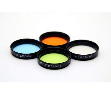 Светофильтры CCCР 35,5мм (набор 4 шт.) 