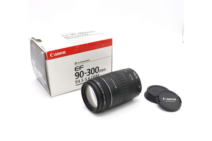 Canon EF 90-300mm f/4.5-5.6 USM в упаковке