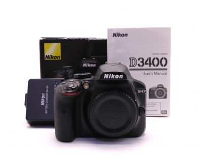 Купить Nikon D3400 body в упаковке (пробег 29430 кадров) Nikon D3400 body в упаковке (пробег 29430 кадров)