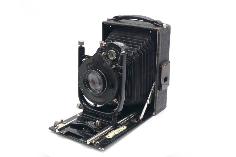 Zeiss Ikon Ideal 250/7 + Tessar 150mm f/4.5.