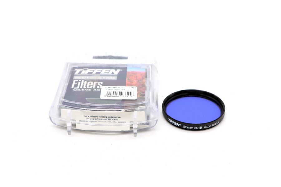 Светофильтр Tiffen 52mm 80B USA