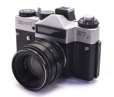 Зенит ЕТ silver kit в упаковке (СССР, 1985)