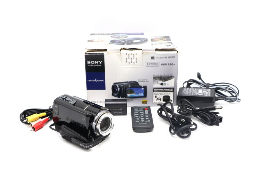 Видеокамера Sony HDR-PJ50E в упаковке