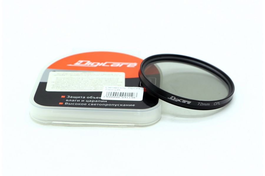 Светофильтр DigiCare 72mm CPL