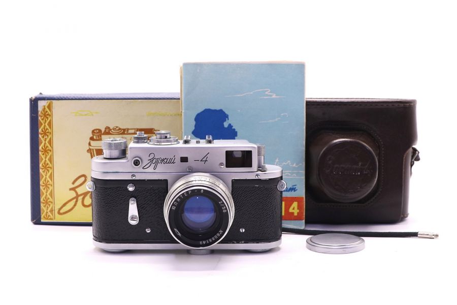 Зоркий 4 комплект, в упаковке (СССР, 1960)