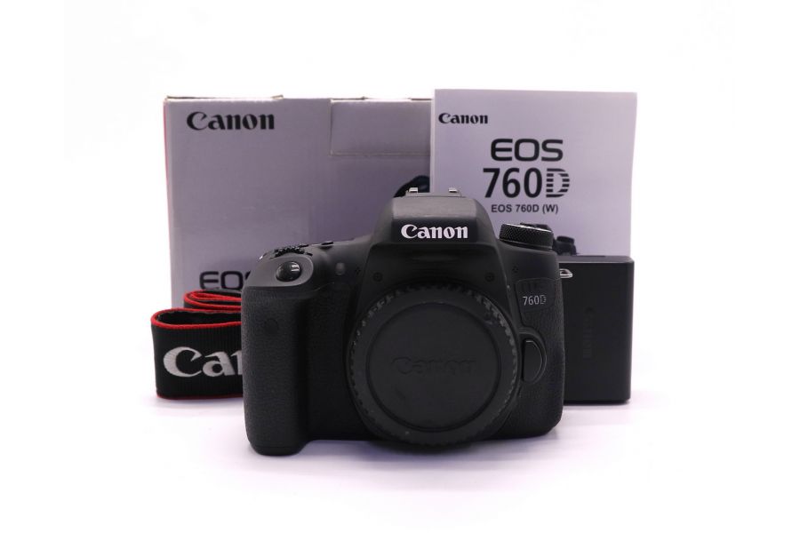 Canon EOS 760D body в упаковке (пробег 7500 кадров)