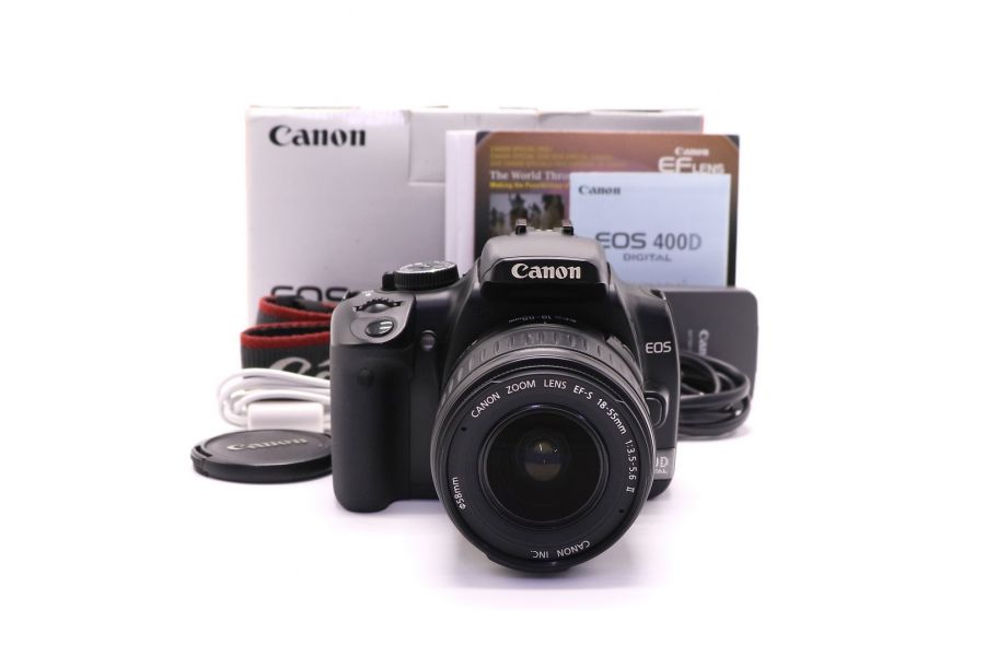 Canon EOS 400D kit в упаковке