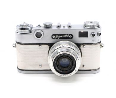 Редчайший Зоркий 5 + Индустар-50 белый (КМЗ, 1958г.)