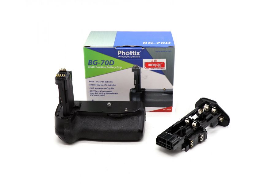 Батарейная ручка Phottix BG-70D в упаковке